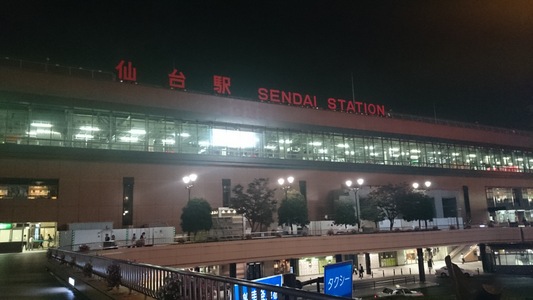 前半は東北本線、JR仙台駅へ